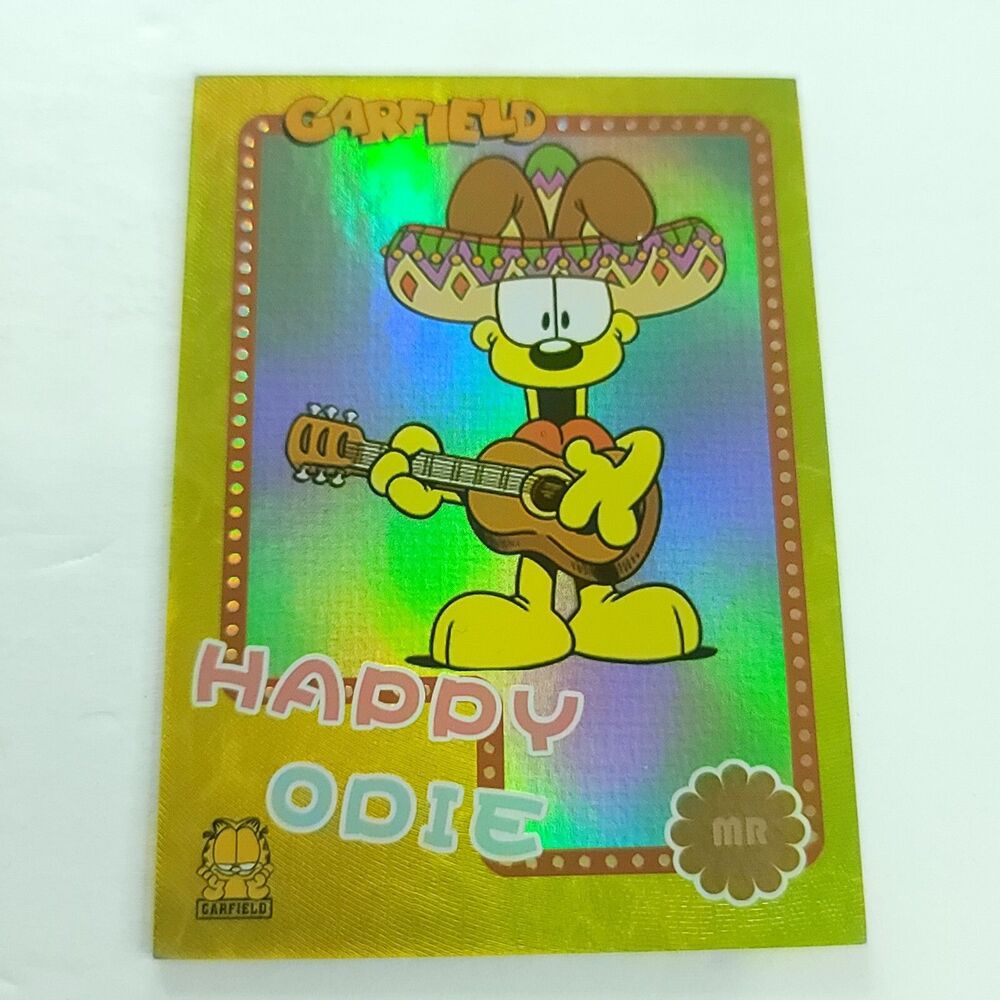 2023 Garfield Odie Happy Life Guitar Trading Card Kayou Animation Gold MR 004
